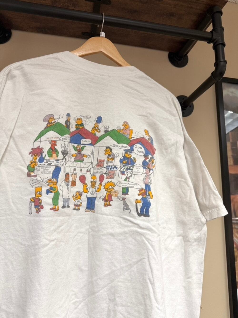 Y2K The Simpsons Shakedown Street Vintage Grateful Dead Gildan Lot Tee Shirt